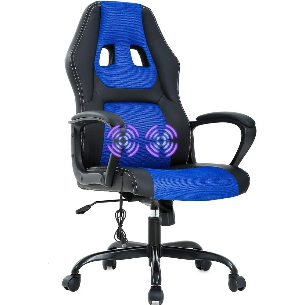 Massage - Ergonomic PU Leather Gaming Chair with