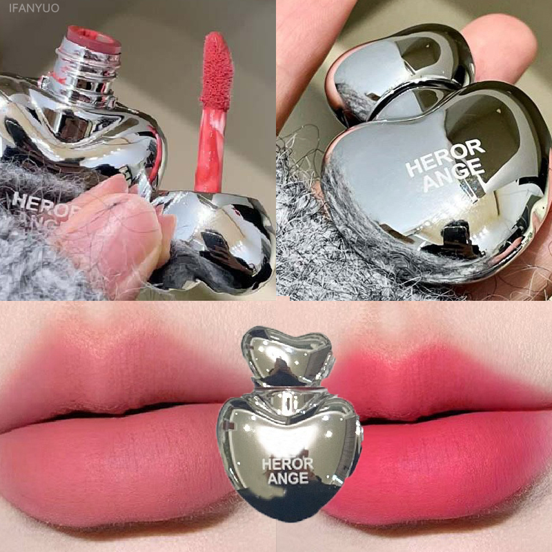 Matte Velvet Lip Tint Long Lasting - Peach Heart Silky Matte Lipstick Velvet