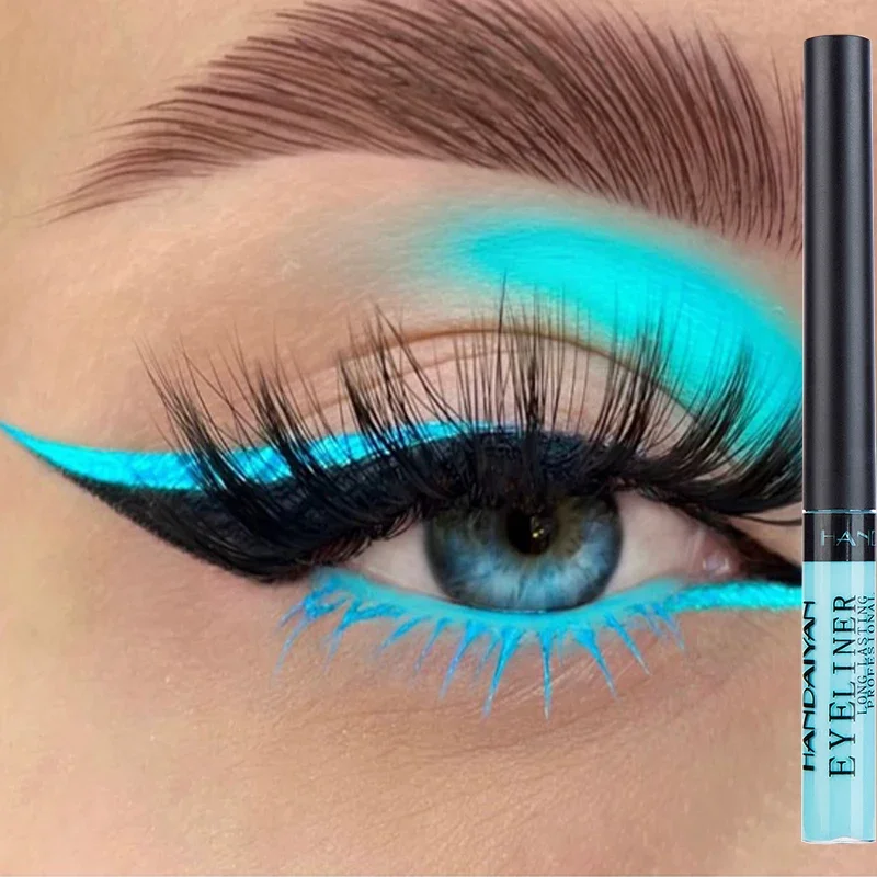 Waterproof Liquid Eyeliner Pen - 12 Colors Colorful Liquid Eyeliner Pencil