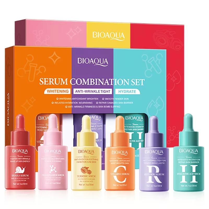 Hyaluronic Acid Facial Serum - 3pcs/set BIOAQUA Vitamin C Retinol Hyaluronic