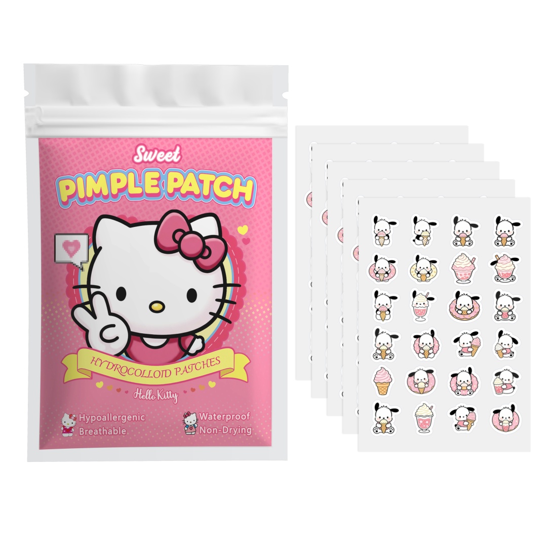 Hydrocolloid Pimple Patch - 48/120PCS hello kitty Acne patches, facial