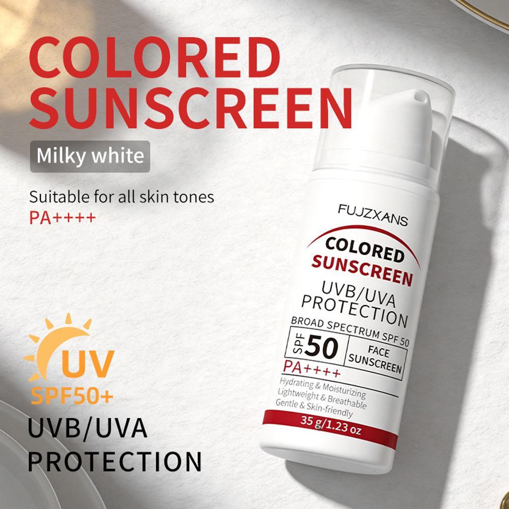 Spf 50 Waterproof Sunscreen - Multi Tone Tinted Sun Cream SPF50