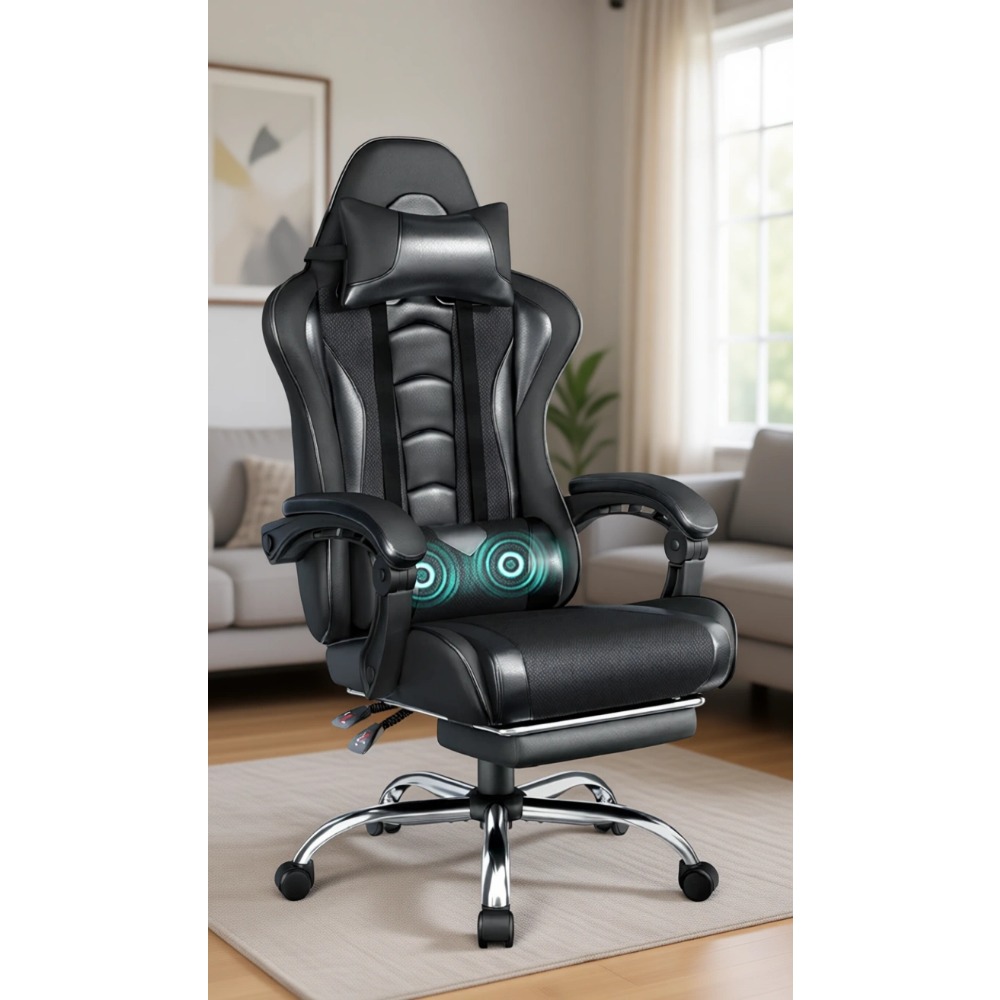 Massage - Comfortable PU Leather Gaming Chair with