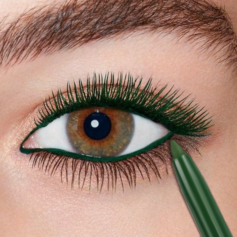 Waterproof Liquid Eyeliner Pen - Green Eyeliner Pencil - Waterproof Eye