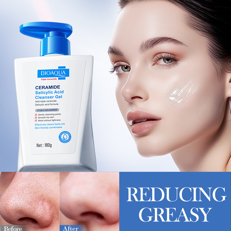 Salicylic Acid Blackhead Remover - Ceramide Salicylic Acid Cleansing Gel Deep