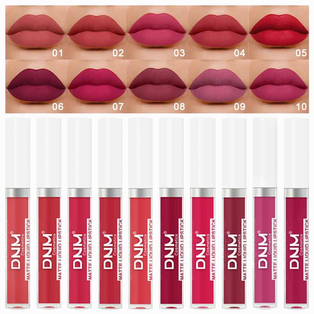 Matte Velvet Lip Tint Long Lasting - DNM 18 Colors Matte Velvet Lip