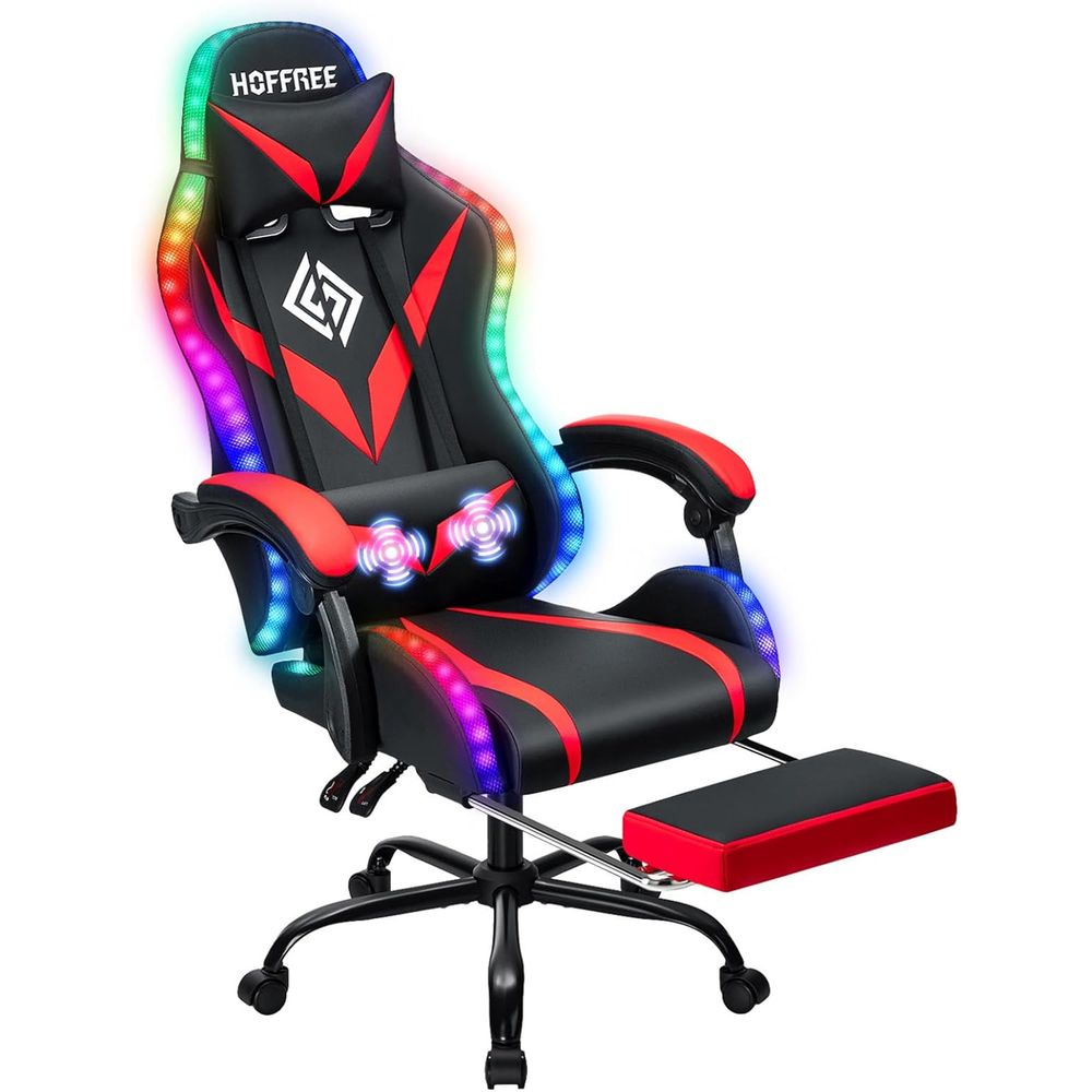 Massage - Ergonomic High-Back Gaming Chair with Massage,