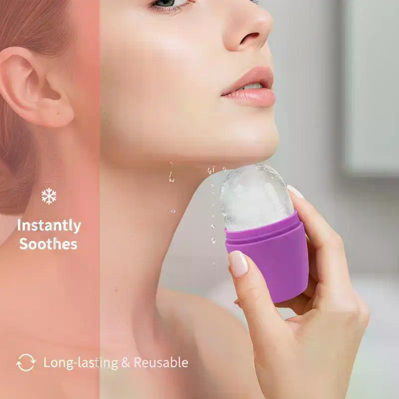 Face Ice Roller Puffiness - Silicone Ice Roller for Face and