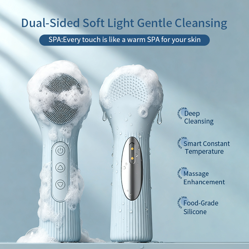 Silicone Cleansing Brush Recha - Silicone Face Scrubber Electric 评论和价格