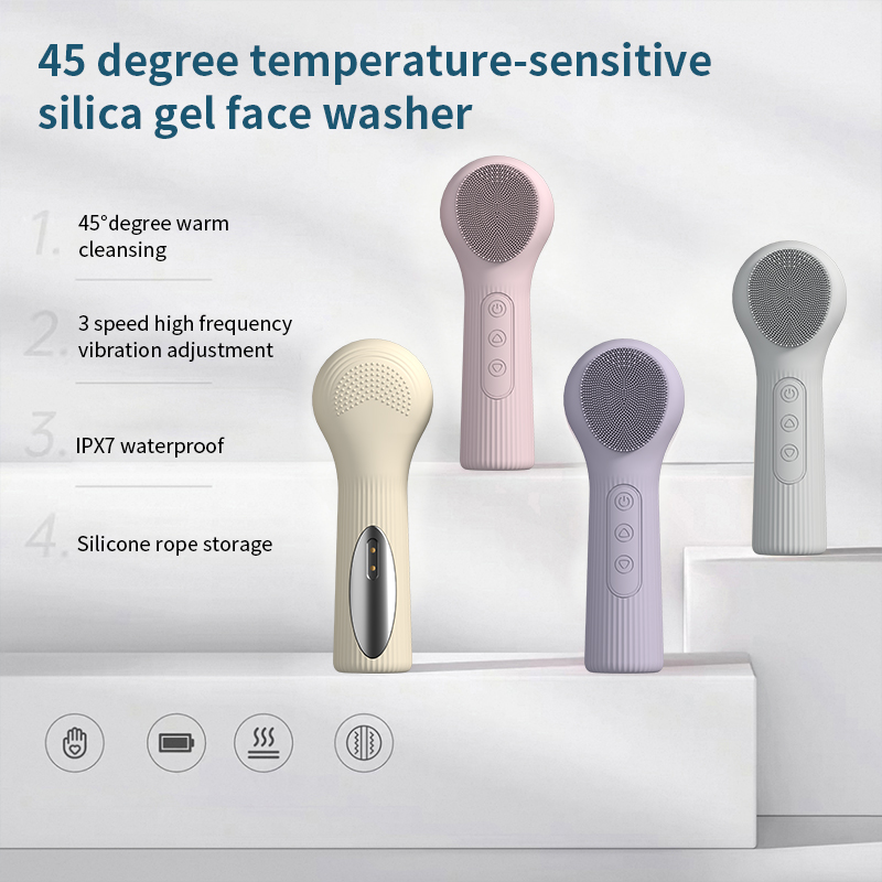 Silicone Cleansing Brush Recha - Silicone Face Scrubber Electric 评论和价格