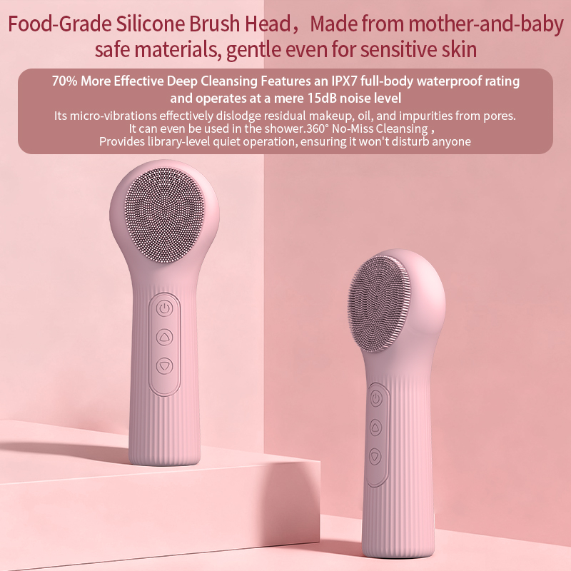 Silicone Cleansing Brush Recha - Silicone Face Scrubber Electric 评论和价格