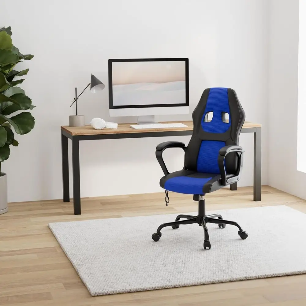 Ergonomic PU Leather Gaming Ch - Massage 评论和价格