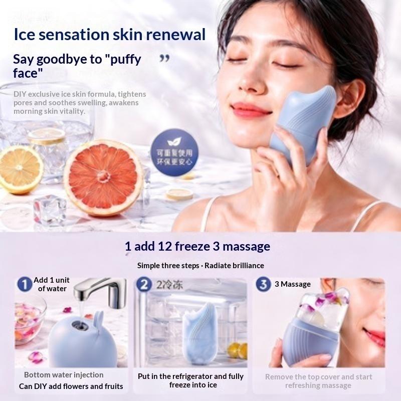 Reusable Silicone Ice Face Rol - Face Ice Roller Puffiness 评论和价格