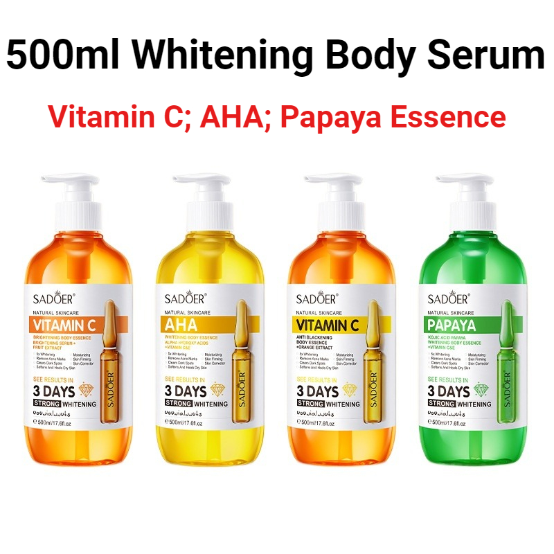 SADOER AHA Whitening Body Esse - Hyaluronic Acid Facial Serum 评论和价格