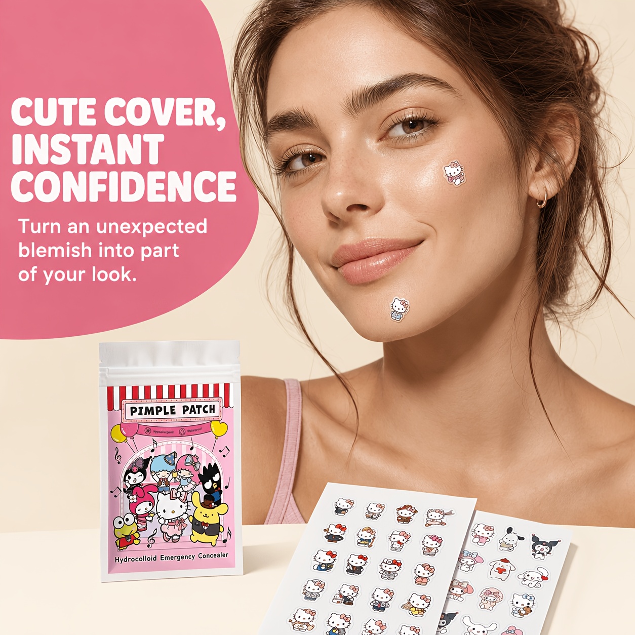 40/120PCS Hello Kitty acne pat - Skincare 评论和价格