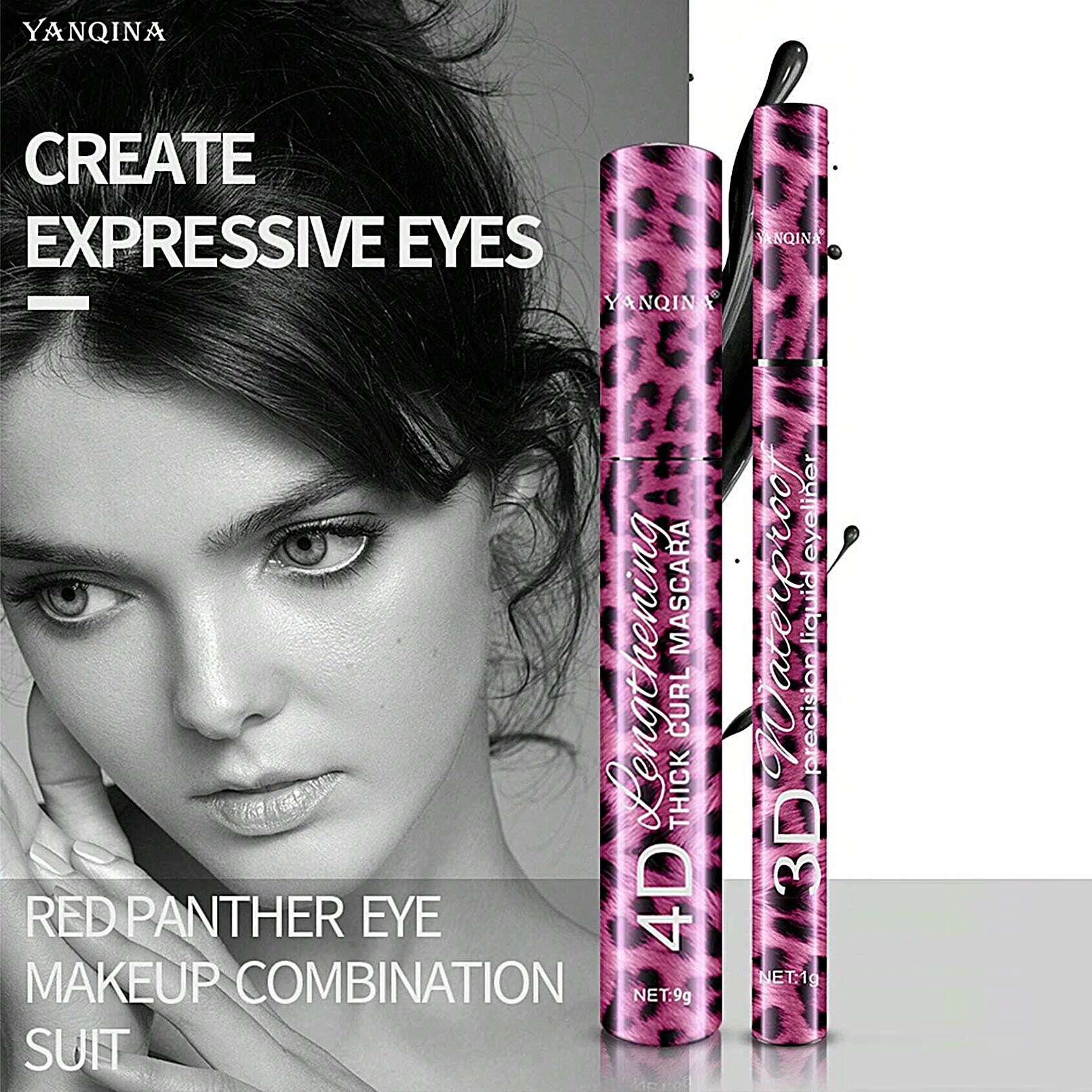 YANQINA Liquid Eyeliner Pencil - Waterproof Liquid Eyeliner Pen 评论和价格