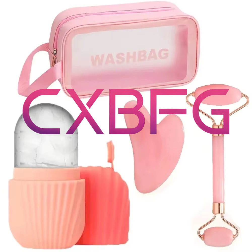 4/1Pcs Face Massage Set Double - Face Ice Roller Puffiness 评论和价格