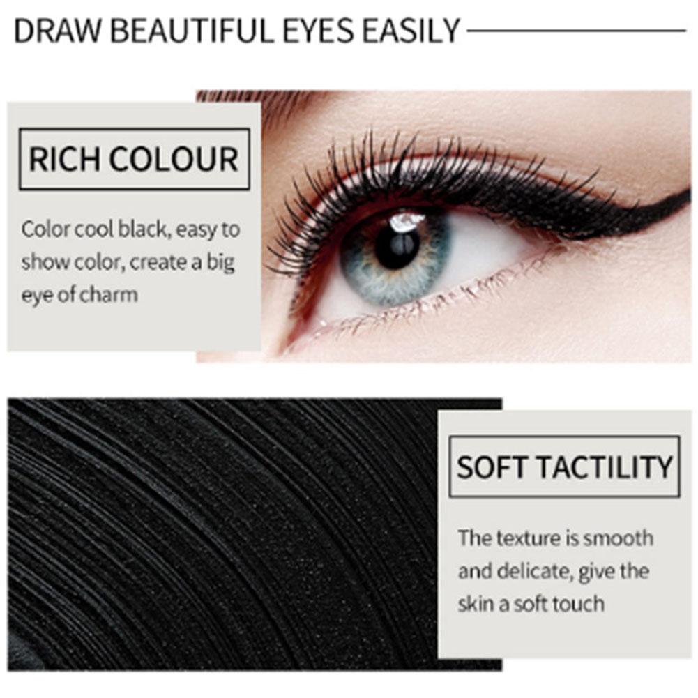 Black Gel Eyeliner Quick Dryin - Waterproof Liquid Eyeliner Pen 评论和价格