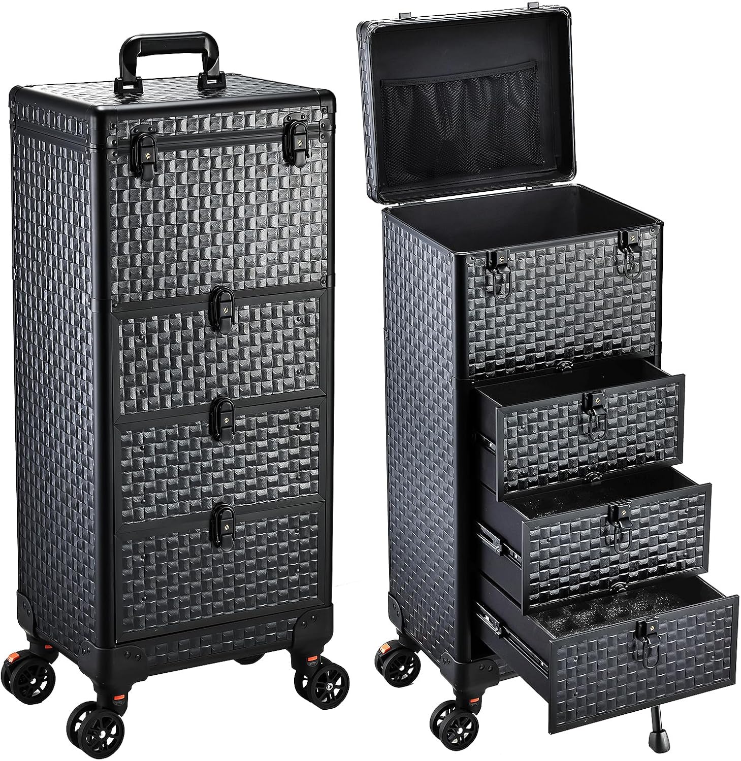 Rolling Salon Cart with 3 Draw - Makeup 评论和价格