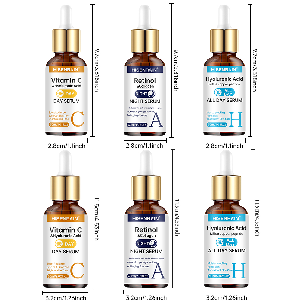 HISENRAIN Vitamin C + Retinol  - Hyaluronic Acid Facial Serum 评论和价格