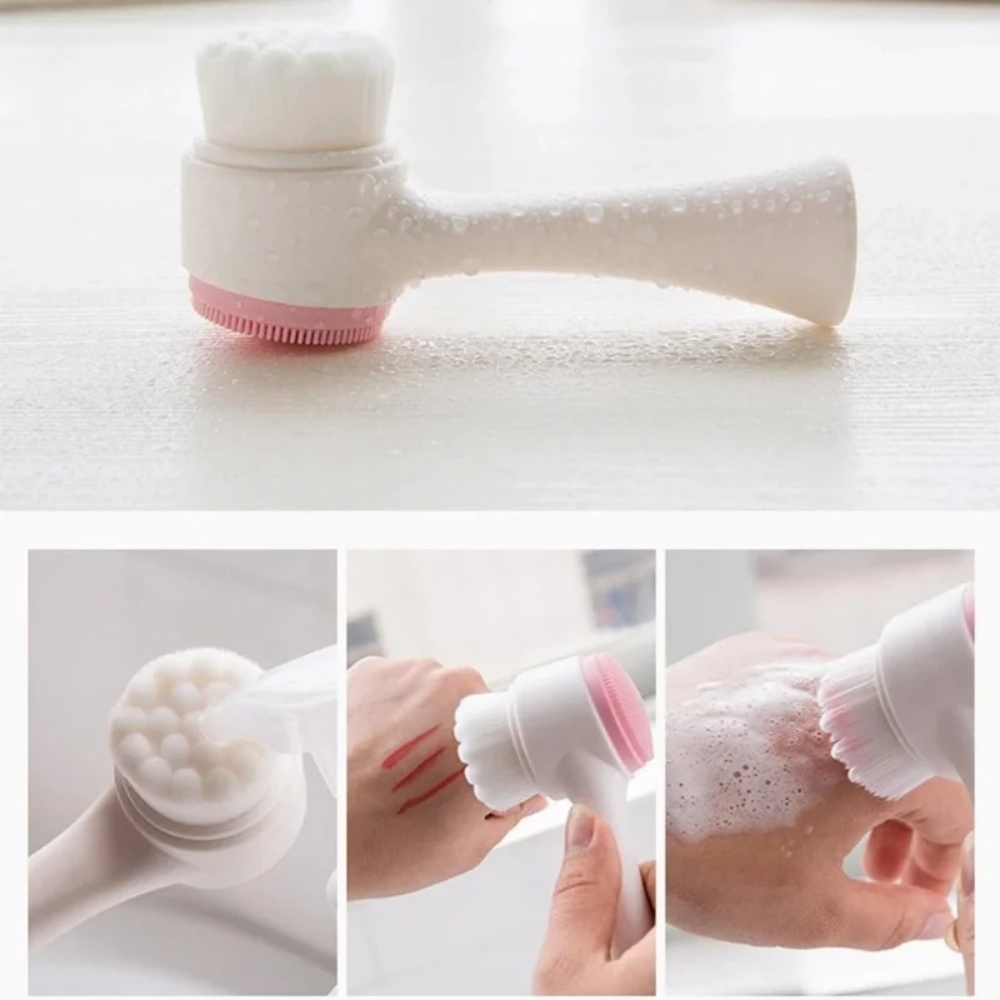 3D Double‑Sided Silicone Facia - Silicone Face Scrubber Electric 评论和价格
