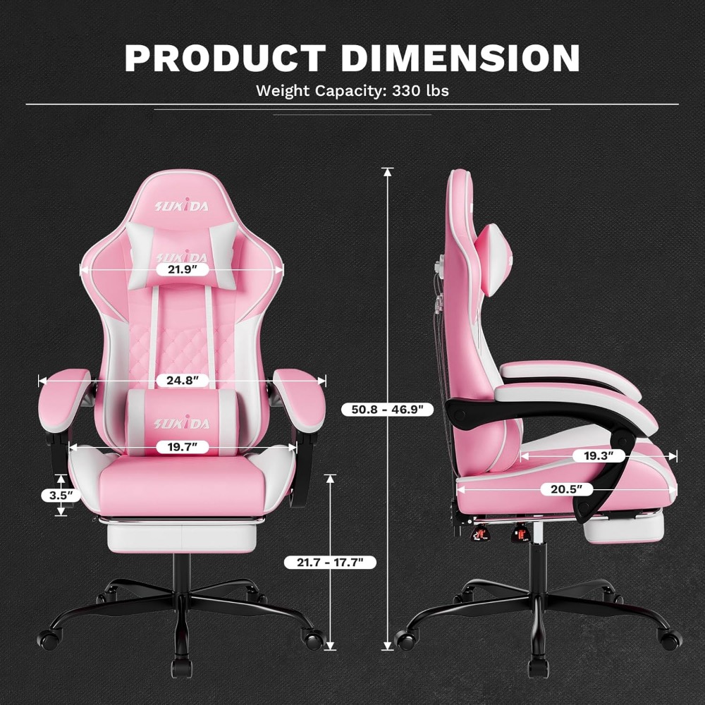 Ergonomic Gaming Chairs for Ad - Massage 评论和价格