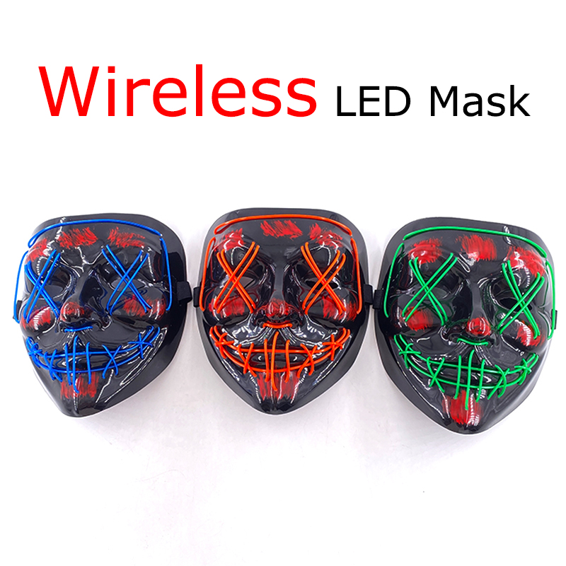 Wireless Neon LED Purge Mask G - Led Light Therapy Face Mask 评论和价格