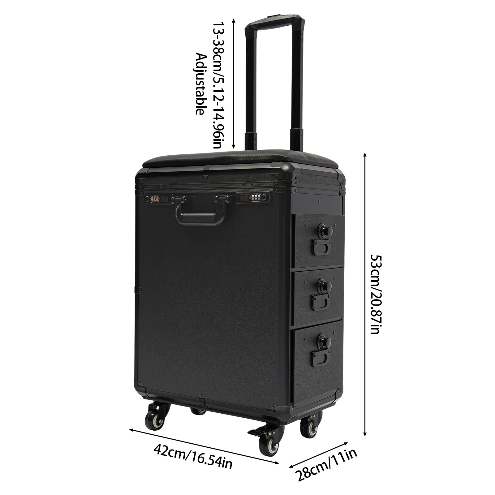 Rolling Makeup Case with Combi - Makeup 评论和价格
