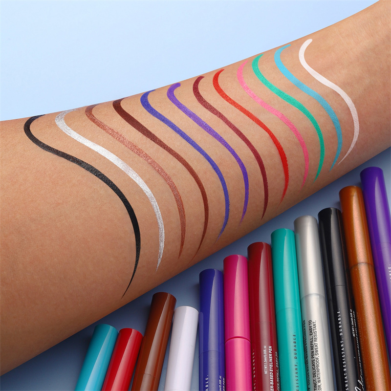 Matte Red Liquid Eyeliner Blac - Waterproof Liquid Eyeliner Pen 评论和价格