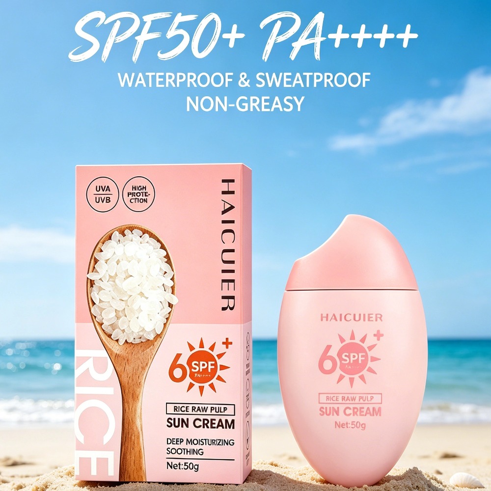 SPF50+ Sunscreen Rice Raw Pulp - Spf 50 Waterproof Sunscreen 评论和价格