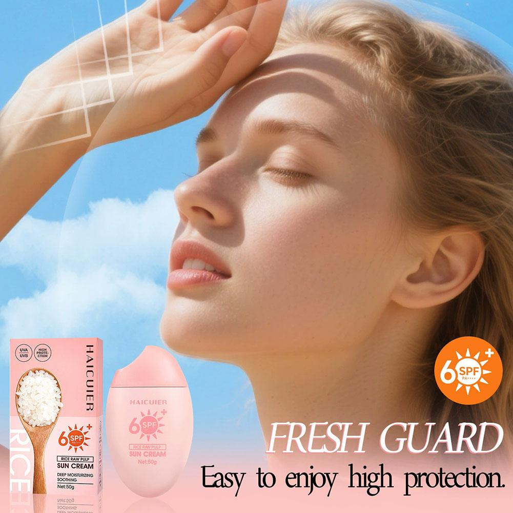 SPF50+ Sunscreen Rice Raw Pulp - Spf 50 Waterproof Sunscreen 评论和价格