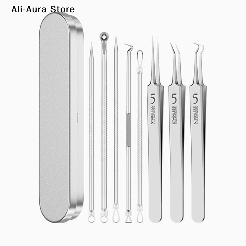 7/8Pcs Blackhead Remover Kit P - Skincare 评论和价格
