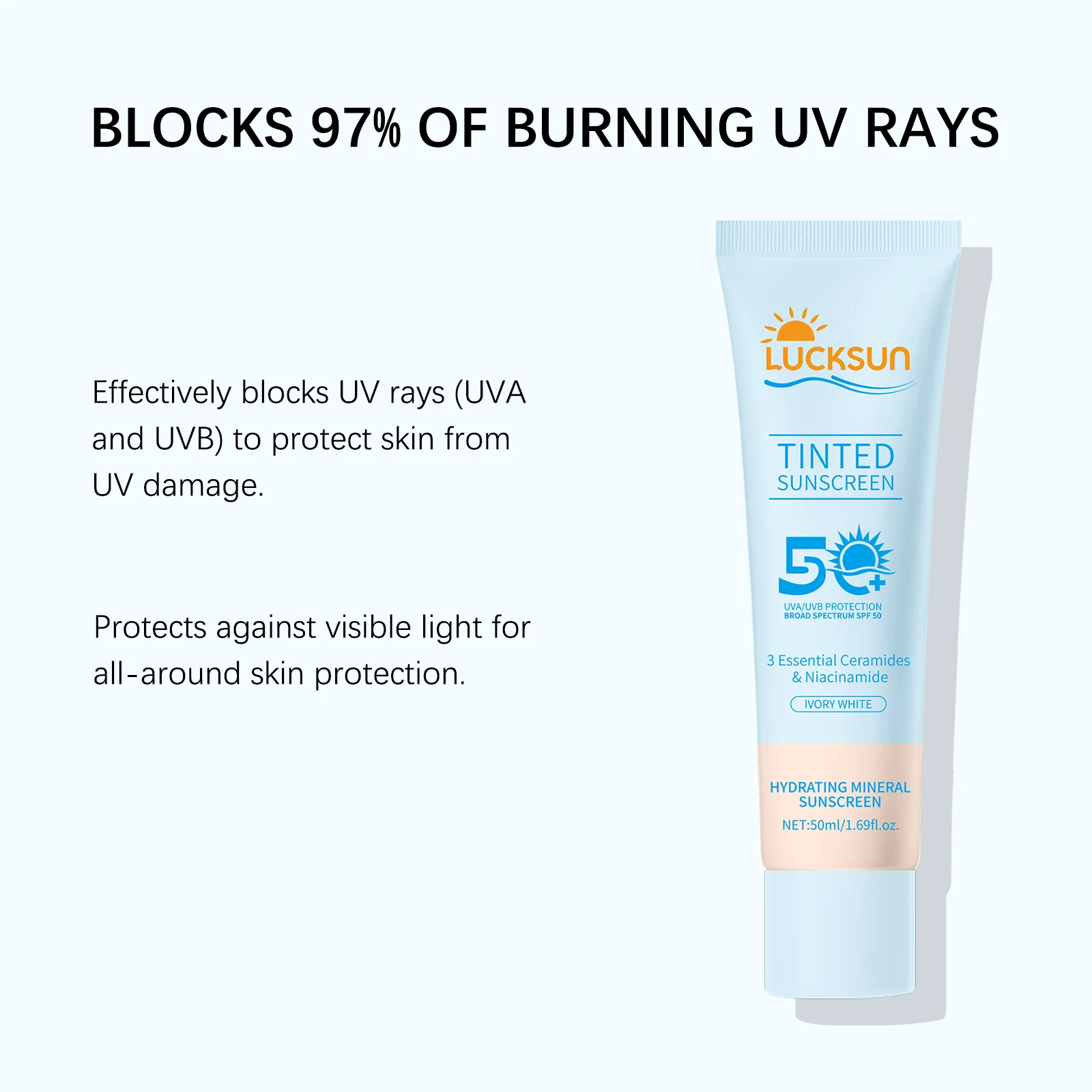SPF50+ Sunscreen Cream. Offers - Spf 50 Waterproof Sunscreen 评论和价格