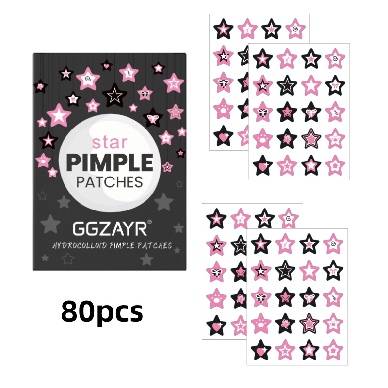 80/160pcs Star Acne Patch Set  - Skincare 评论和价格