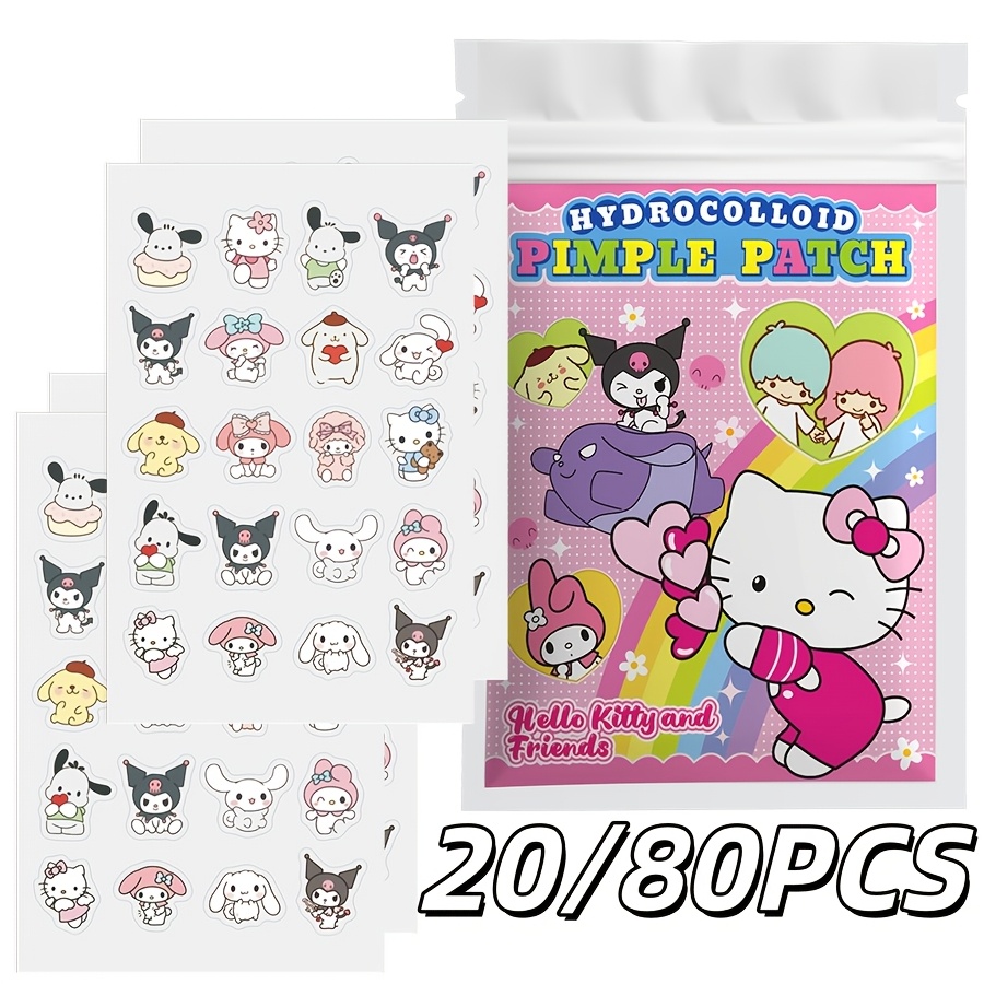 20/80PCS Sanrio Hello kitty Ca - Hydrocolloid Pimple Patch 评论和价格