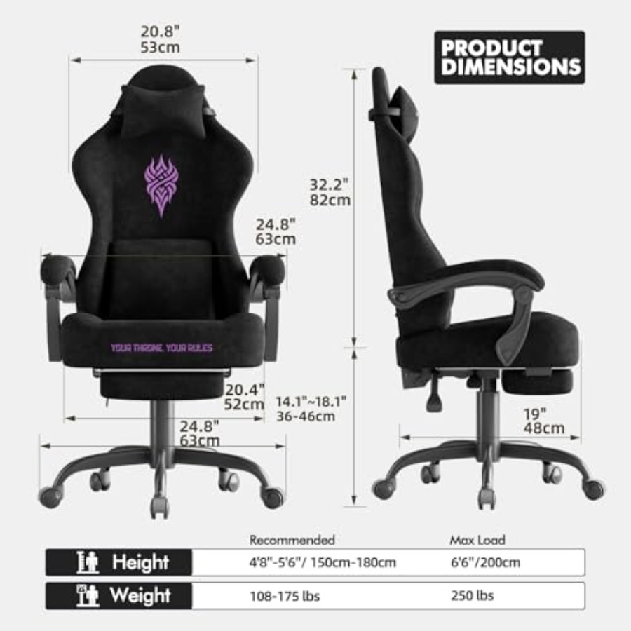 Gaming Chairs for Video Gamers - Massage 评论和价格