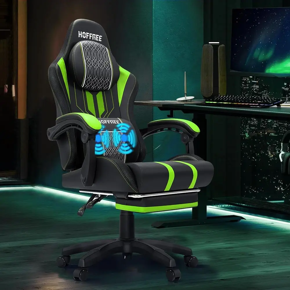 Ergonomic Massage Gaming Chair - Massage 评论和价格