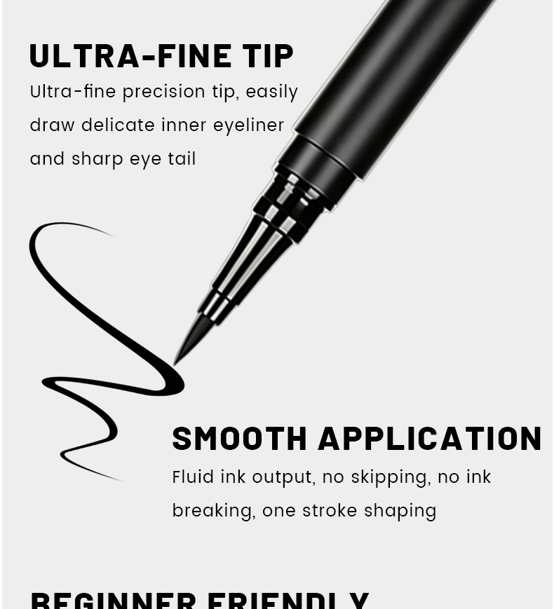 Crown Liquid Eyeliner Pen Wate - Waterproof Liquid Eyeliner Pen 评论和价格