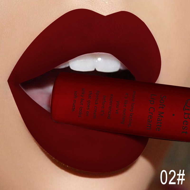 QIBEST Sexy Velvet Matte Lip G - Matte Velvet Lip Tint Long Lasting 评论和价格