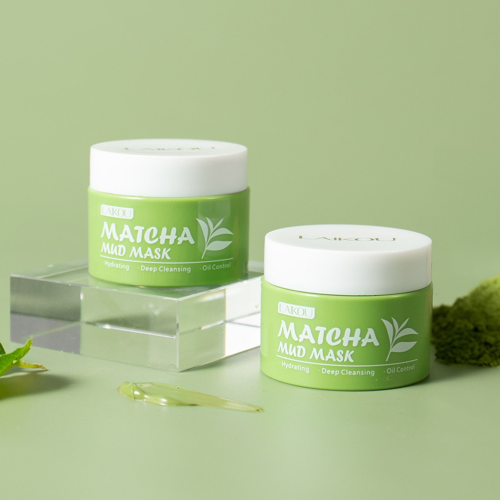 LAIKOU Matcha Green Tea Clay M - Green Tea Cleansing Clay Mask 评论和价格