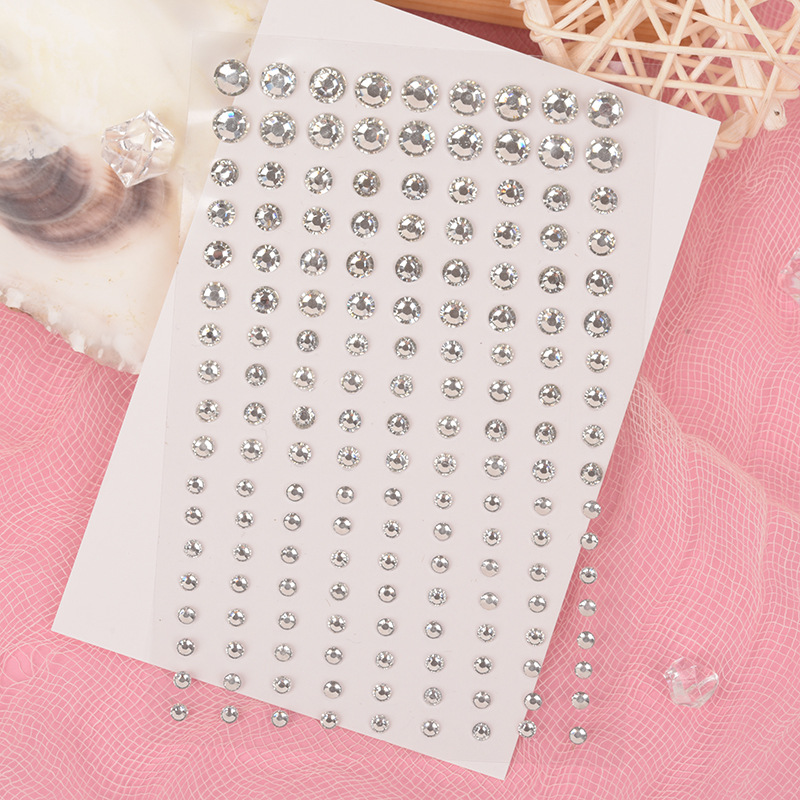 White Rhinestones 2mm 3mm 4mm  - Nail Art 评论和价格