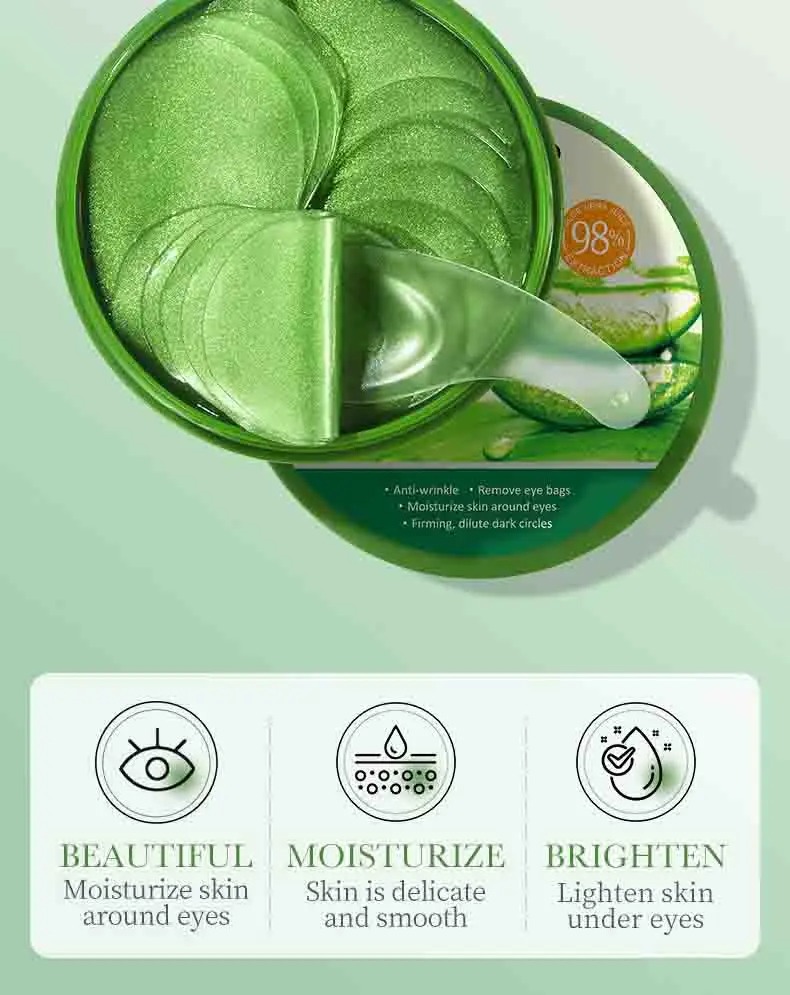 60pcs Aloe Vera Collagen Eye M - Collagen Under Eye Patches 评论和价格