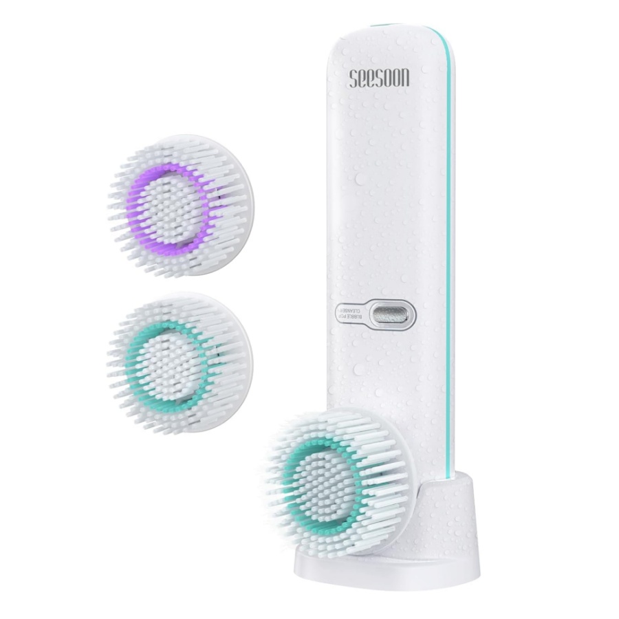 Facial Cleansing Brush,  Face  - Silicone Face Scrubber Electric 评论和价格