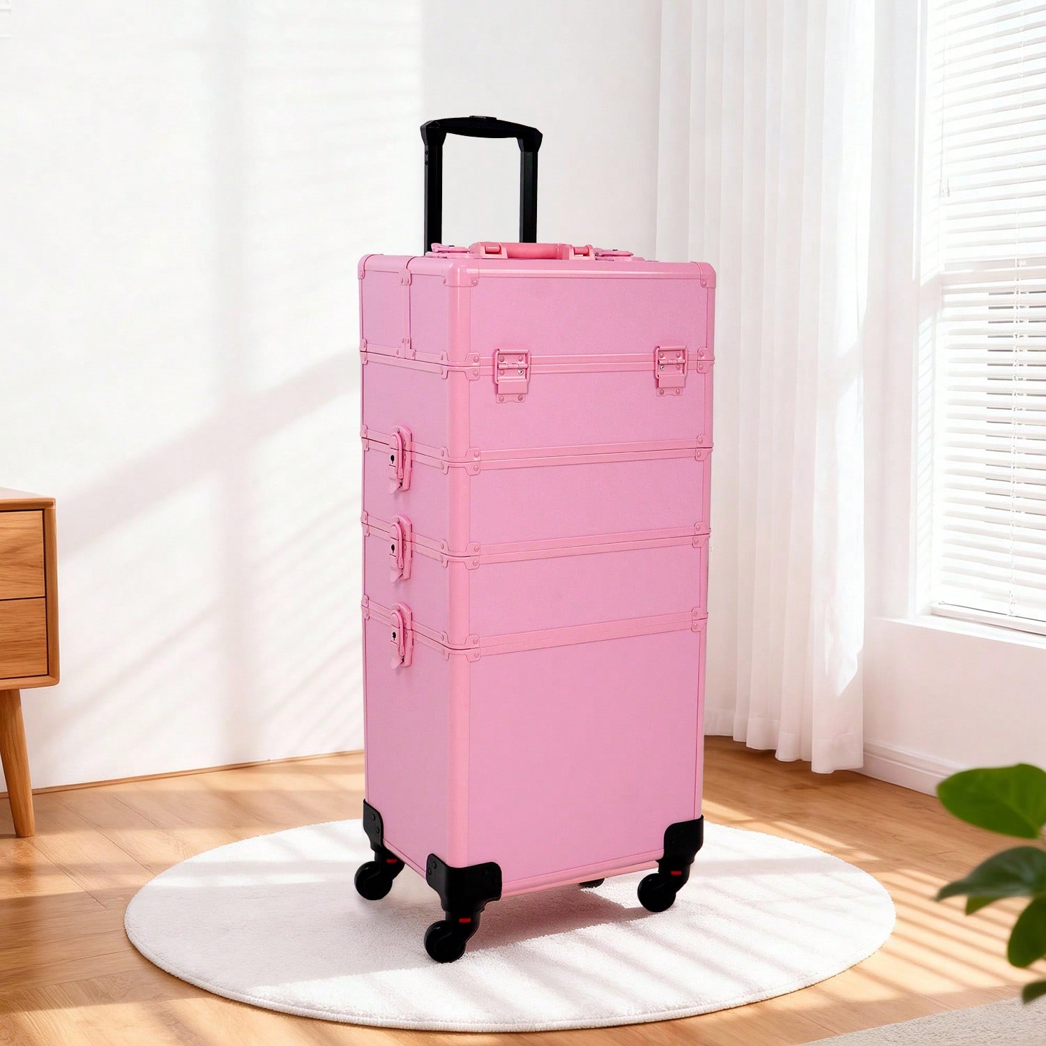 Rolling Makeup Train Case 4 in - Makeup 评论和价格