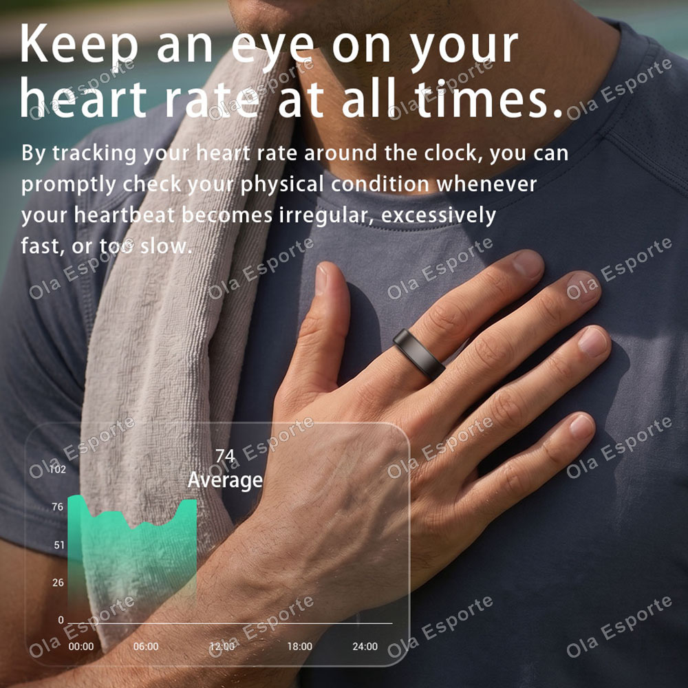 Smart Ring Heart Rate Blood Ox - Health Monitors 评论和价格