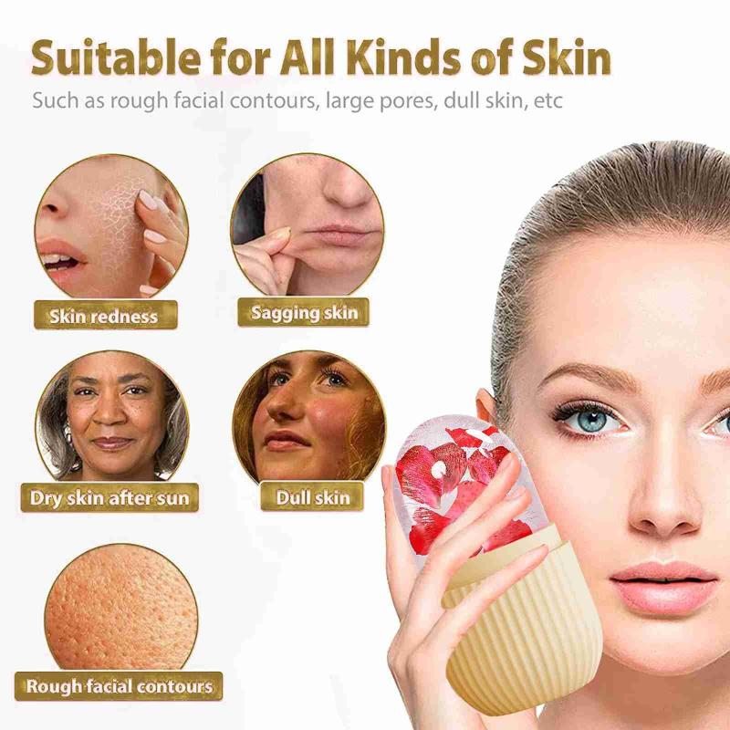 New·Face Ice Roller Silicone B - Face Ice Roller Puffiness 评论和价格