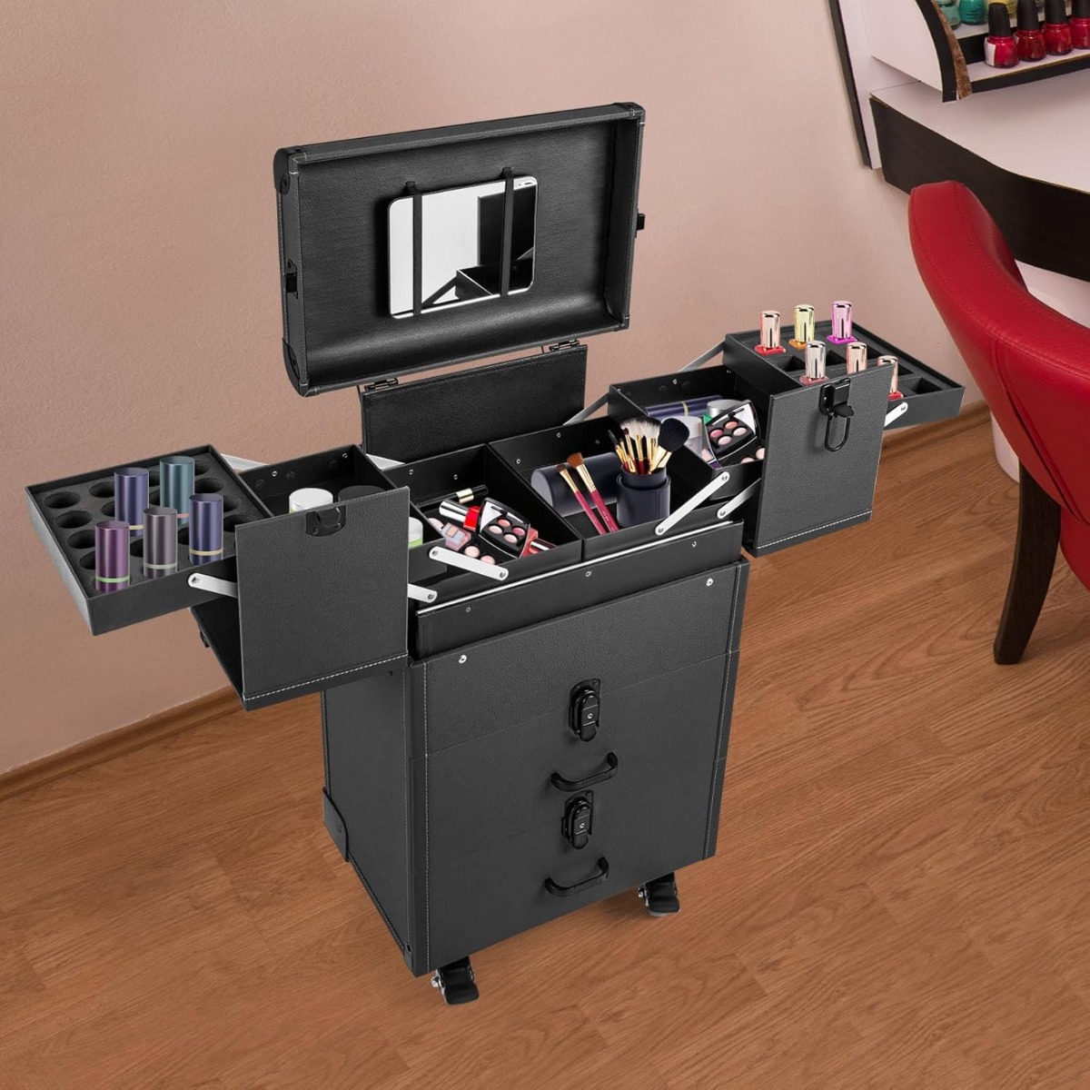 Professional Rolling Makeup Ca - Makeup 评论和价格