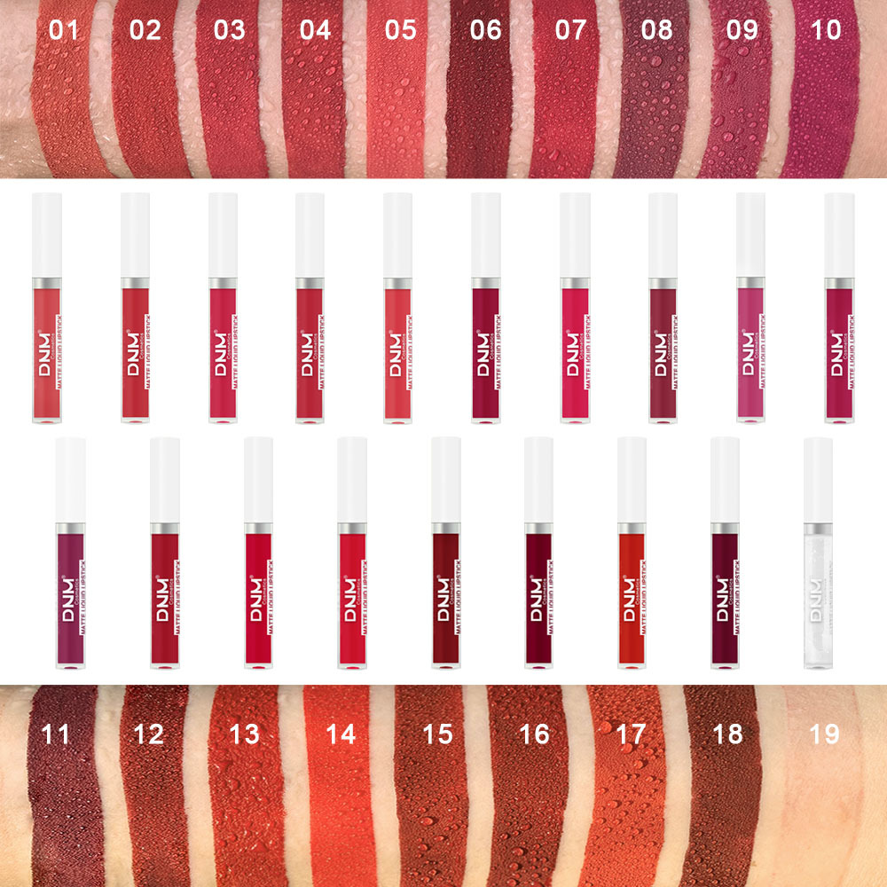 DNM 18 Colors Matte Velvet Lip - Matte Velvet Lip Tint Long Lasting 评论和价格