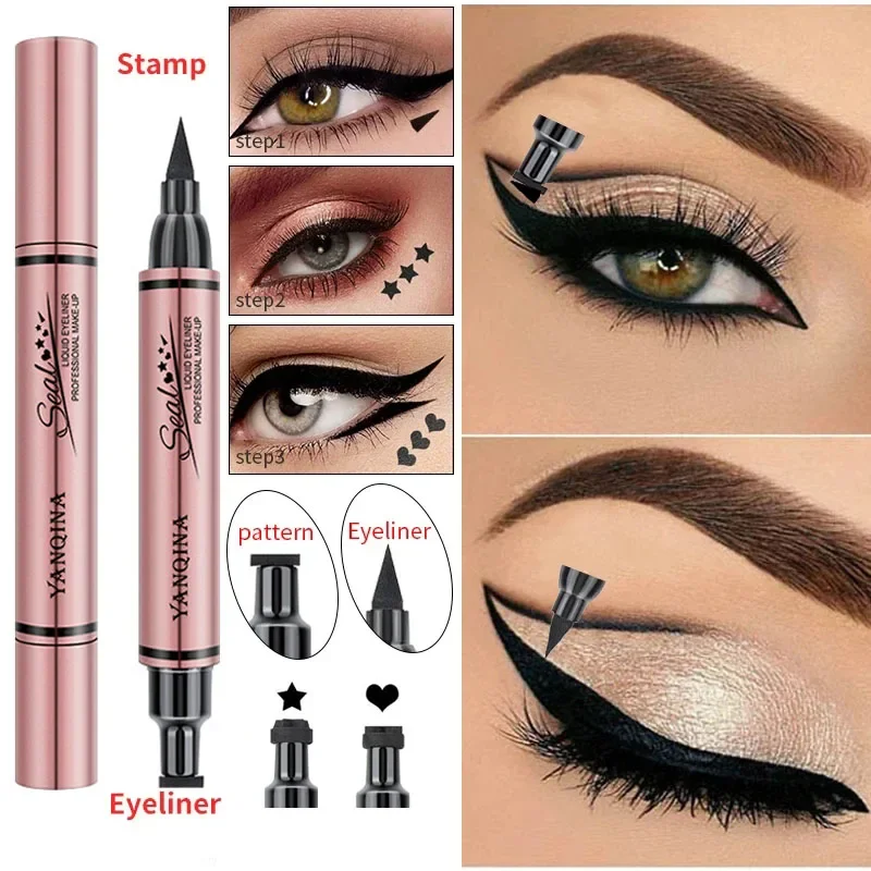 Eyeliner Stamp Seal Pen Long L - Waterproof Liquid Eyeliner Pen 评论和价格