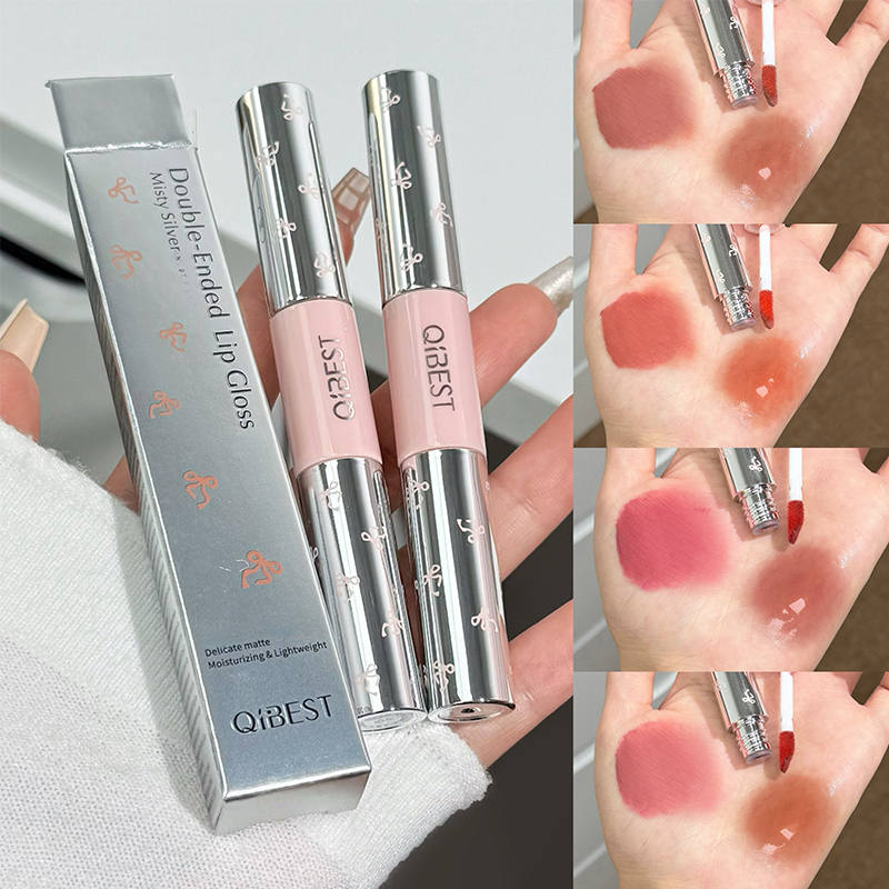 QIBEST Double Head Matte Velve - Matte Velvet Lip Tint Long Lasting 评论和价格